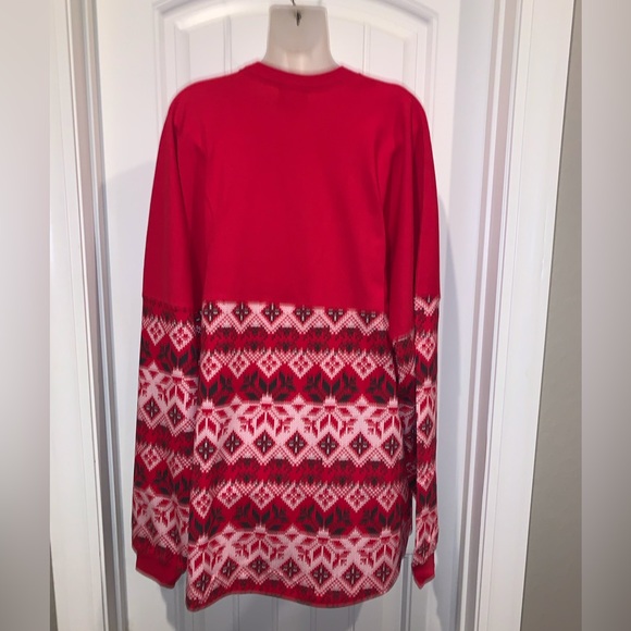 Spirit Jersey Plus Red Christmas Sweatshirt NWOT - Picture 4 of 4